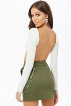 Forever21 Open-back Crop Top