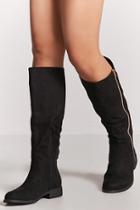 Forever21 Faux Suede Tall Boots