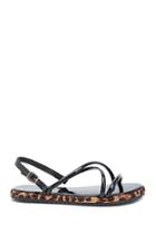Forever21 Faux Patent Leather Strappy Sandals