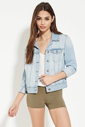 Forever21 Women's  Cotton-blend Shorts