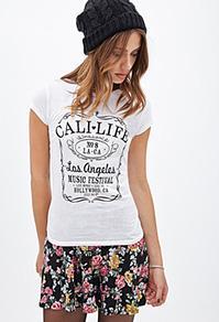 Forever21 Cali Life Graphic Tee