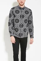 21 Men Men's  Bandana Print Shirt