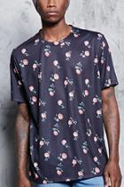 Forever21 Rose Print Tee