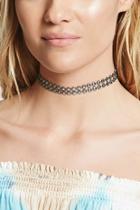 Forever21 Geo Stud Chainmail Choker