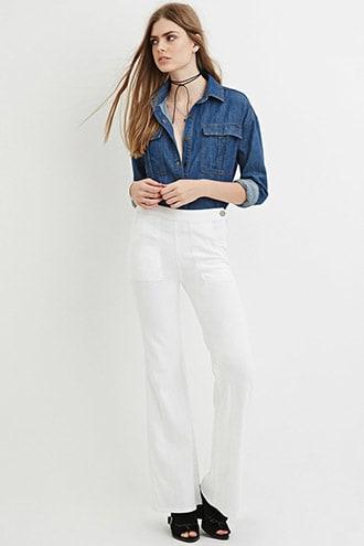 Forever21 Contemporary Life In Progress Flared Jeans