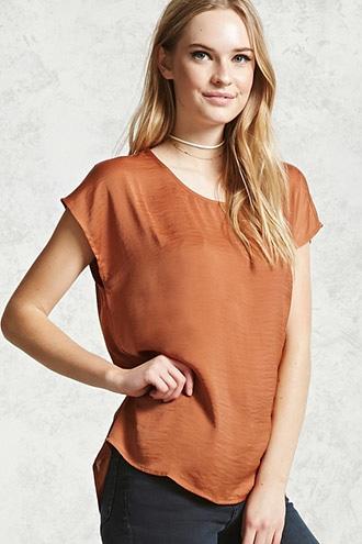 Forever21 Contrast Boxy Top