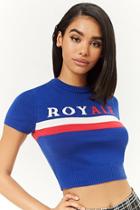 Forever21 Royale Graphic Crop Top