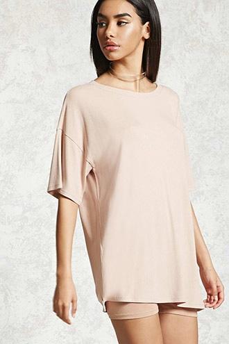 Forever21 Oversized Ribbed Knit Tunic