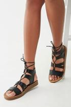 Forever21 Strappy Lace-up Sandals