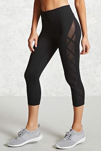 Forever21 Active Side Panel Leggings