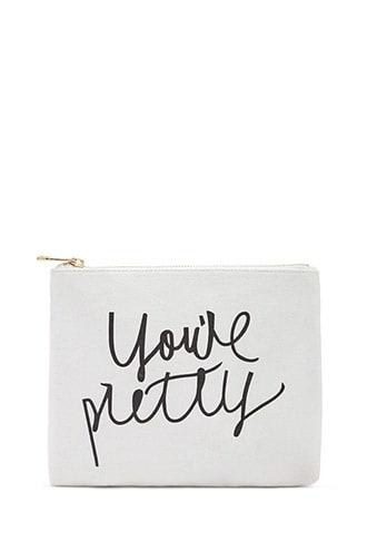 Forever21 You're Pretty Graphic Makeup Bag