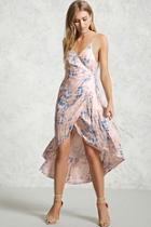 Forever21 Contemporary Tie-dye Wrap Dress