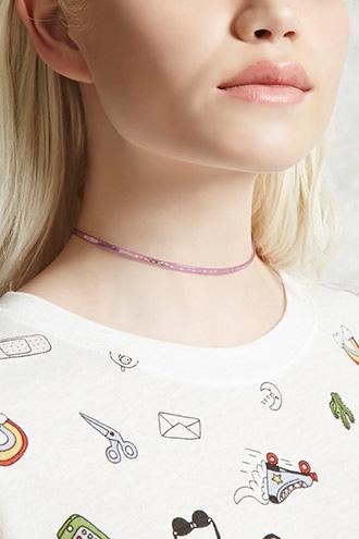 Forever21 Iridescent Jelly Choker