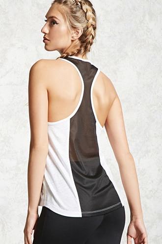 Forever21 Active Netted Back Tank Top
