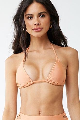 Forever21 Triangle String Halter Bikini Top