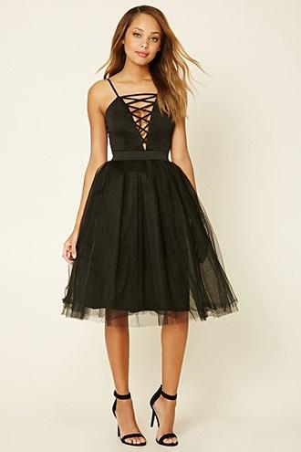 Forever21 Women's  Rare London Tulle Dress