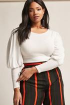 Forever21 Plus Size Balloon Sleeve Top