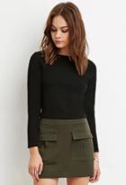 Forever21 Boxy Stretch Knit Top