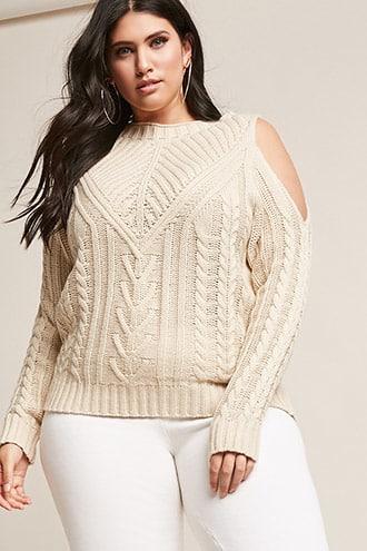 Forever21 Plus Size Fisherman Knit Top