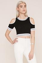 Forever21 Women's  Open-shoulder Sweater Top
