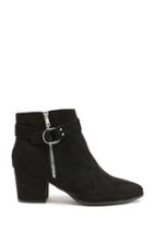 Forever21 Faux Suede Block Heel Boots