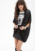 Forever21 Open-knit Batwing Cardigan