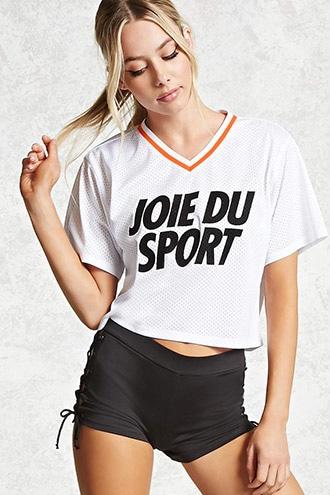 Forever21 Active Joie Du Sport Jersey Top