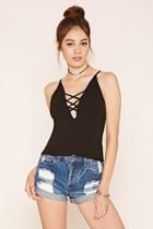 Forever21 Strappy-cutout Cropped Cami