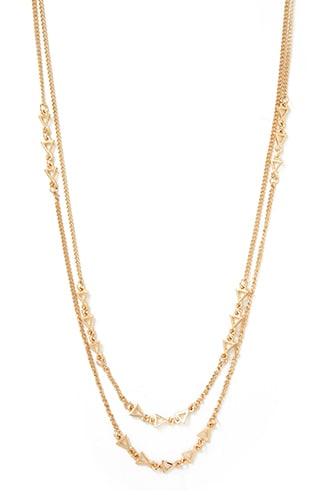 Forever21 Layered Geo-shape Necklace