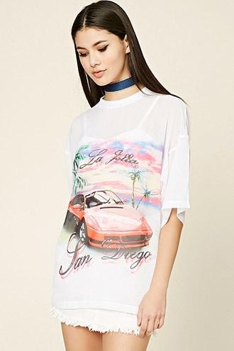 Forever21 La Jolla Graphic Top