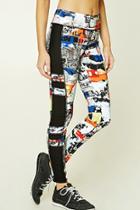Forever21 Active Collage Print Leggings