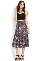 Forever21 Tiered Floral Skirt