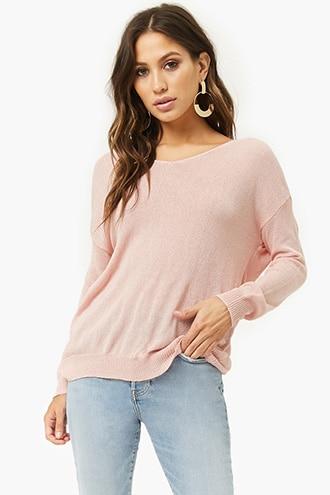 Forever21 Open Twist-back Sweater