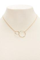 Forever21 Linked O-ring Pendant Necklace
