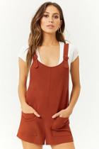 Forever21 Boxy Buckle-strap Romper