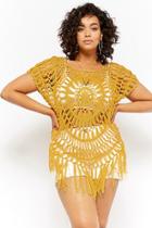 Forever21 Plus Size Fringe-trim Top