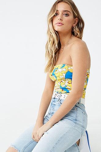 Forever21 The Simpsons Tube Top