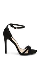 Forever21 Strappy Faux Suede Stilettos