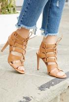 Forever21 Dolce Vita Cutout Gladiator Sandals (tan)