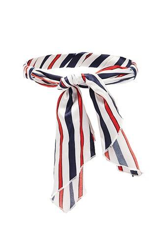 Forever21 Striped Bow Headband