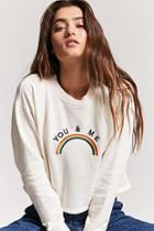 Forever21 You & Me Graphic Sweatshirt