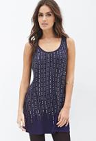 Forever21 Sequined Chiffon Dress