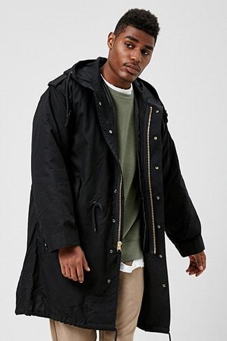 Forever21 Rothco Hooded Drawstring Parka