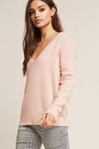 Forever21 Asymmetrical V-neck Sweater