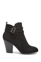 Forever21 Strappy Faux Leather Booties