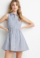 Forever21 Striped Button-down Dress