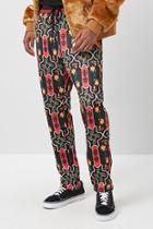 Forever21 Reason Abstract Print Track Pants