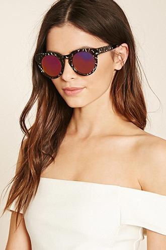 Forever21 Abstract Round Sunglasses