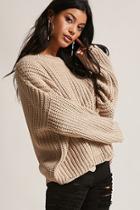 Forever21 Distressed Oversized Sweater