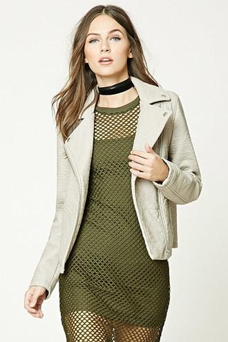 Forever21 Textured Moto Jacket